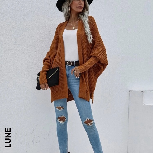 Sweaters - Women's Brown Sweater Cardigan